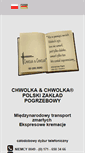 Mobile Screenshot of chwolka.pl