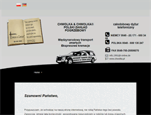 Tablet Screenshot of chwolka.pl